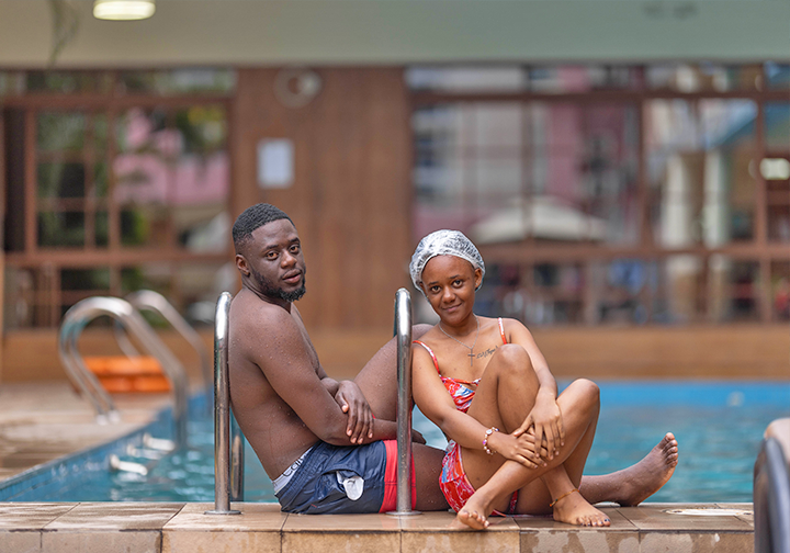 Linda Hotel goma piscine